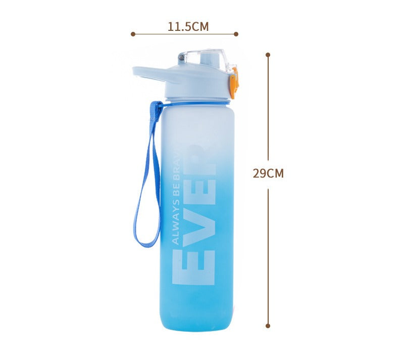 1000ml Fitness Water Bottle  BPA Free, Leak Proof Hydration | Available in Multiple colors