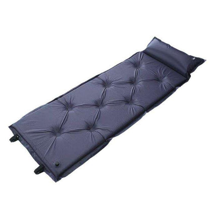 Outdoor Inflatable Floor Sleeping Mat | Automatic Inflatable Camping Pad with Pillow | Lightweight Moisture Proof Folding Sleeping Pad | 183*57*2.5 cm