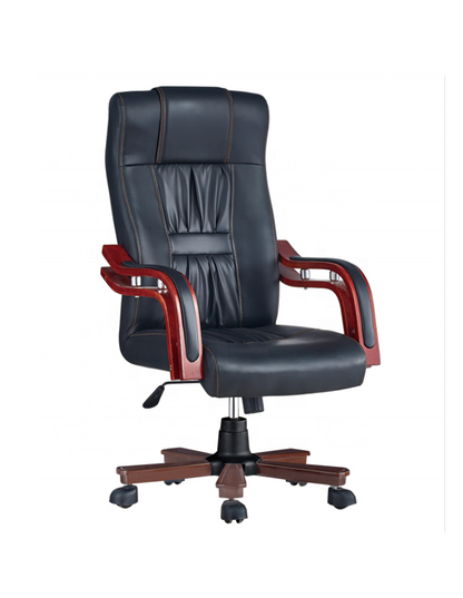 Comfortable PU Leather Boss Chair | High Back Executive Meeting Chair | Swivel Office Furniture