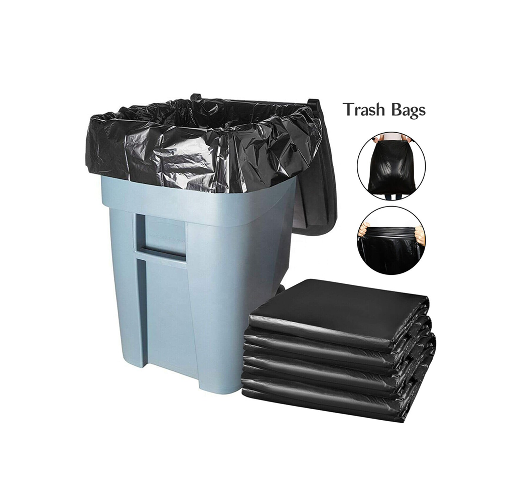 Trash Garbage Bin Liners | Medium & Large Size Garbage Bags for Waste Disposal