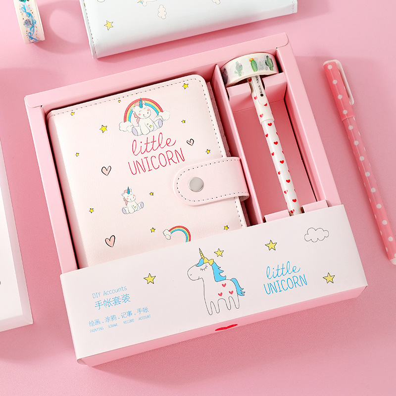 3in1 Cute Children Notebook Set | Includes Notebook, Pen, and Tape | Perfect Gift for Kids