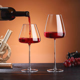 2pc Medium Capacity Crystal Wine Glass (350ml)