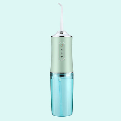 Single Nozzle Portable Oral Irrigator | USB Rechargeable Dental Water Flosser | Wireless Cordless Water Jet Floss for Teeth Whitening & Mouth Washing