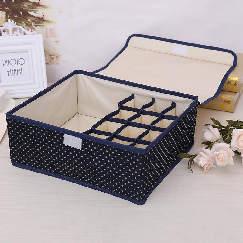 13 Grid Undergarment Organizer | 3in1 Closet Organizer with Lid | Moisture Proof & Dust Proof