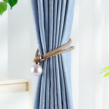 Elegant Curtain Holders (Pair - 2pcs) | Available in Grey, Green, Cream White