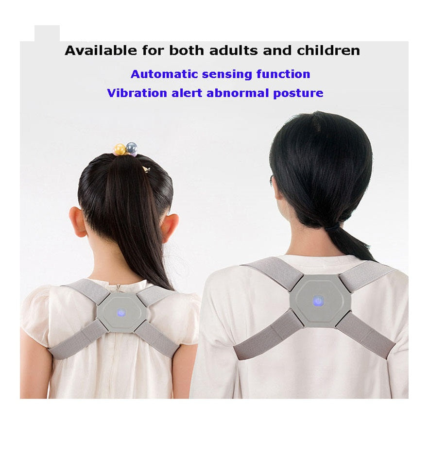 Rechargeable Smart Sensor Posture Corrector | Back & Neck Support for Healthy Posture