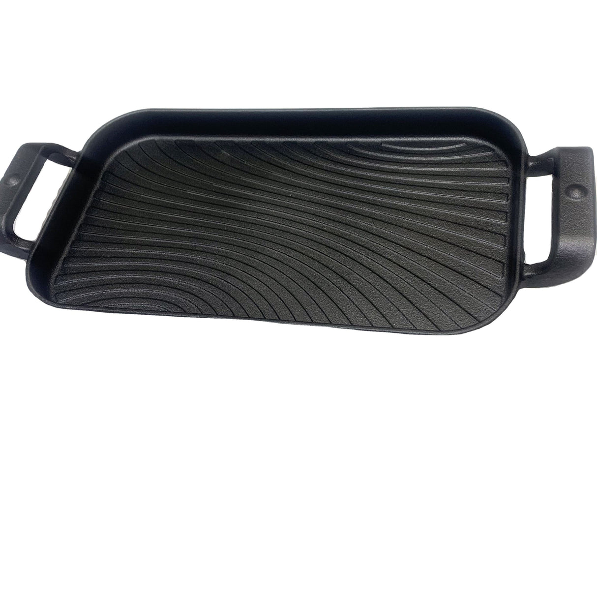 16cm x 30cm Japanese Cast Iron Sizzling Plate | Rectangular & Oval Shapes | Ideal for 1kg Meals