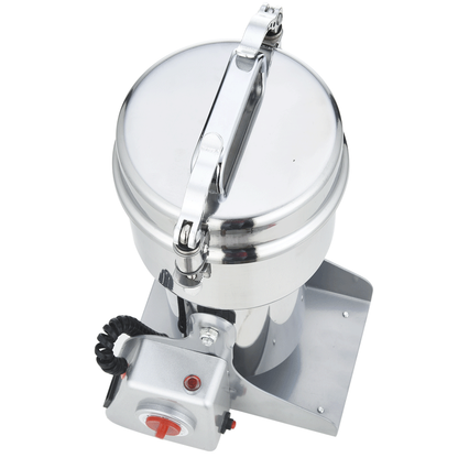 Powerful 800g Electric Cereal Grain Grinder | Stainless Steel Flour Miller & Coffee Bean Grinder | Eco-Friendly Automatic Grinding Machine