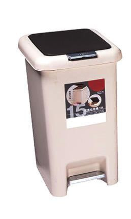 Multipurpose Plastic Pedal Push Dustbin | Available in Various Capacities | 6.5 Litres, 10 Litres ,15 Litres ,20 Litres &  45 Litres