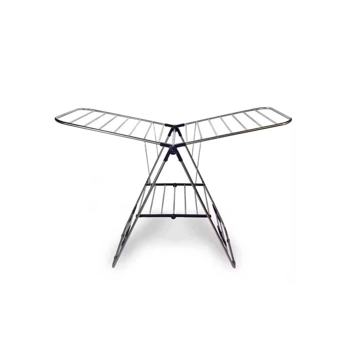 Heavy Duty Stainless Steel Wing Clothes Airer & Drying Rack | Adjustable & Space-Saving Laundry Solution