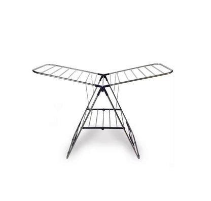 Heavy Duty Stainless Steel Wing Clothes Airer & Drying Rack | Adjustable & Space-Saving Laundry Solution