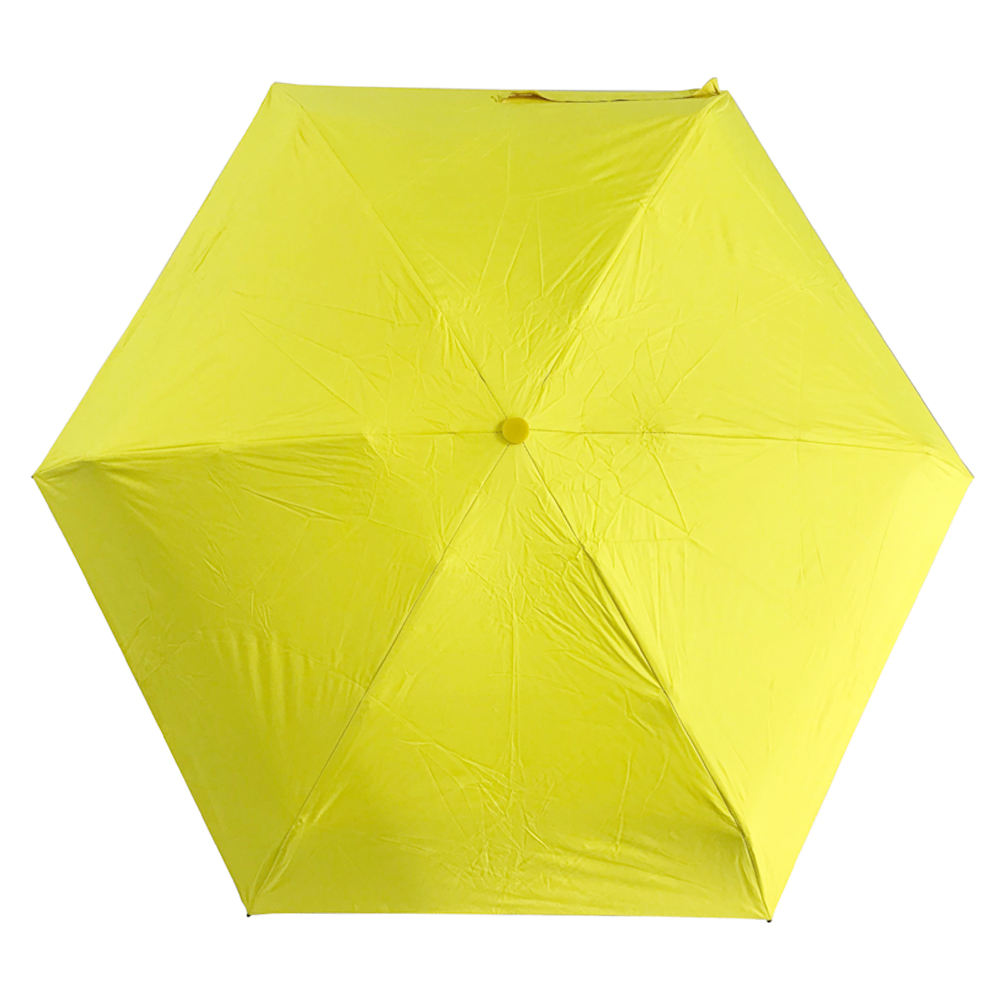 High Quality Manual Open Five Folding Mini Capsule Umbrella | Compact Capsule Umbrella for UV Protection