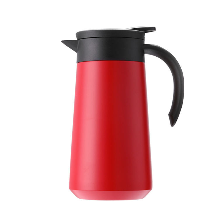 Stainless Steel 800ml Coffee Tea Hot Cold Water Kettle with Heat resistant Handle| Brown | Black | Red | White | Brown