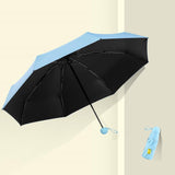 Nordic Style Mini Travel Portable Folding Umbrella | Super Tiny UV Protection Pocket Umbrella