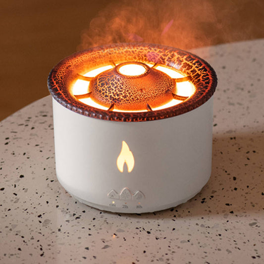 360ml Volcano 3D Flame Ultrasonic Aroma Diffuser | Fragrant Air Humidifier