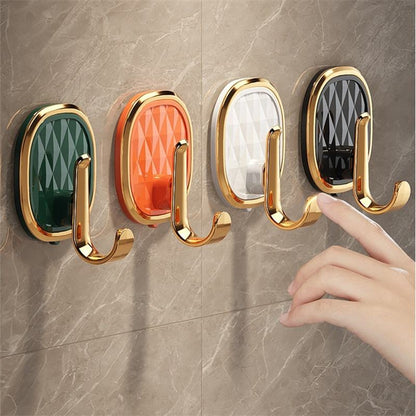 1pc Luxury Punch Free Multifunctional Wall Hook | Creative Non Punch Sticky Hook for Backpacks, Coats, and Household Use