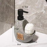 Ceramic Handwash and Liquid Soap Dispenser | 500ml Capacity Soap Dispenser