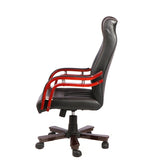 Comfortable PU Leather Boss Chair | High Back Executive Meeting Chair | Swivel Office Furniture