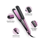 Mini Flat Iron Hair Straightener & Curling Iron | Portable High Quality Electric Comb with Max Temperature 750°F