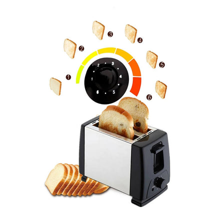 Sokany 2 Slice  Stainless Steel Bread Toaster | Compact and Stylish Kitchen Essential