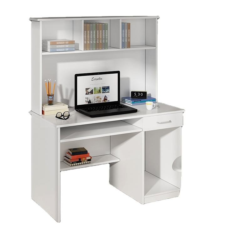 Multifunctional Computer Desk with Shelves, Drawer, and Cabinet – Space-Saving Study Office Desk