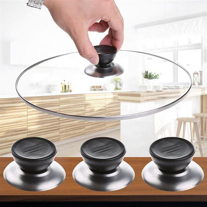 3pcs Pot Lids Hand Grip Replacement Handle Set | Universal Knob Handles for Cookware Lids