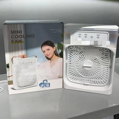 3 in 1 Humidifier Air Cooler Fan | USB Power Supply Desktop Misting Fan