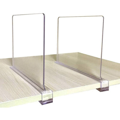 Acrylic Drawer Dividers | Wardrobe Partition Divider Shelf Dividers | Clear Acrylic Partition Board for Organized Storage