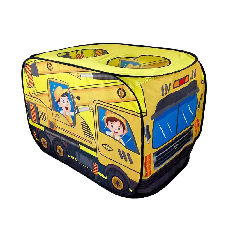 Pop Up Play Tent for Kids | School Bus Playhouse Toy Tent for Toddlers | Indoor & Outdoor Foldable Kids Game House