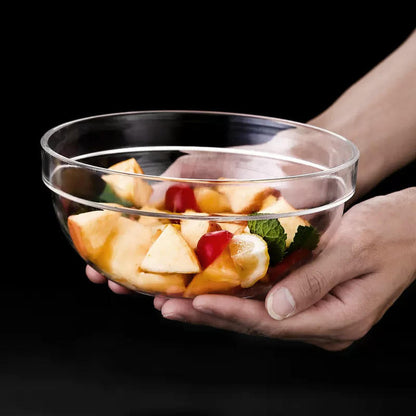 Luminarc Stackable Mixing Bowls | Tempered Glass Bowls in 26cm & 23cm | Durable & Heat Resistant