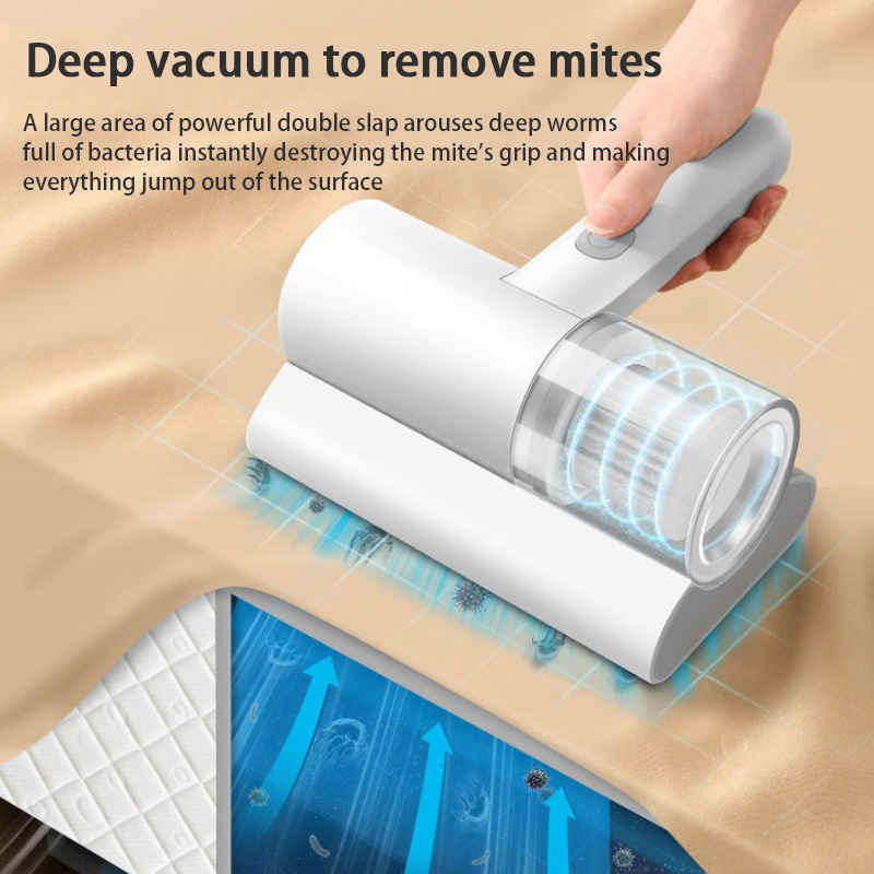 50W Mite Removal Machine | Handheld Vacuum Cleaner | 10kPA UV Cordless Cleaner | Ideal for Carpet, Bed, Pillow, and Sofa Cleaning