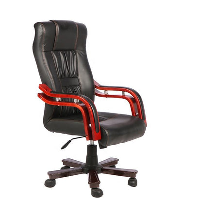 Comfortable PU Leather Boss Chair | High Back Executive Meeting Chair | Swivel Office Furniture