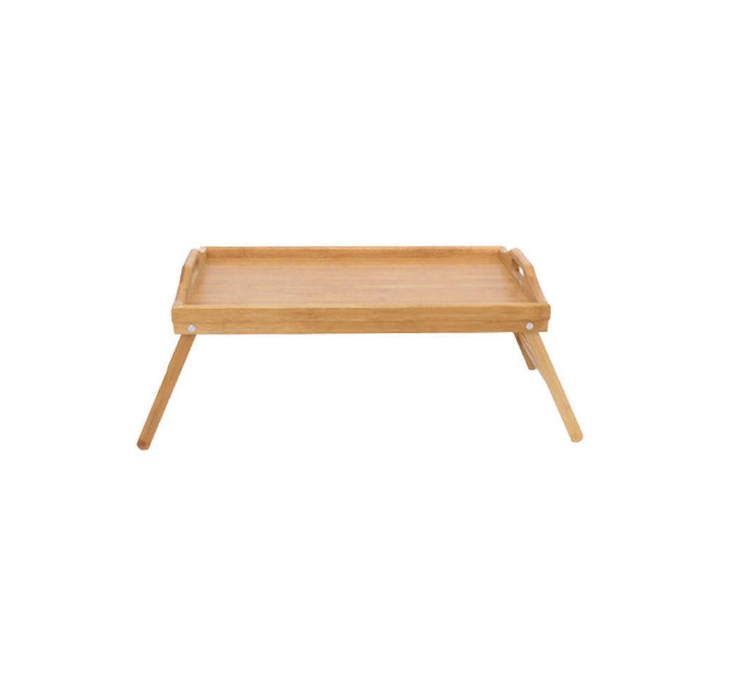 Multipurpose Foldable Bamboo Bed Tray | Laptop Desk | Breakfast-in-Bed Serving Tray | Ideal For Working, Reading, Or Browsing In Bed Or On The Sofa