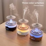 350ml Water Raindrops Ultrasonic Air Humidifier | Handmade Glass Diffuser