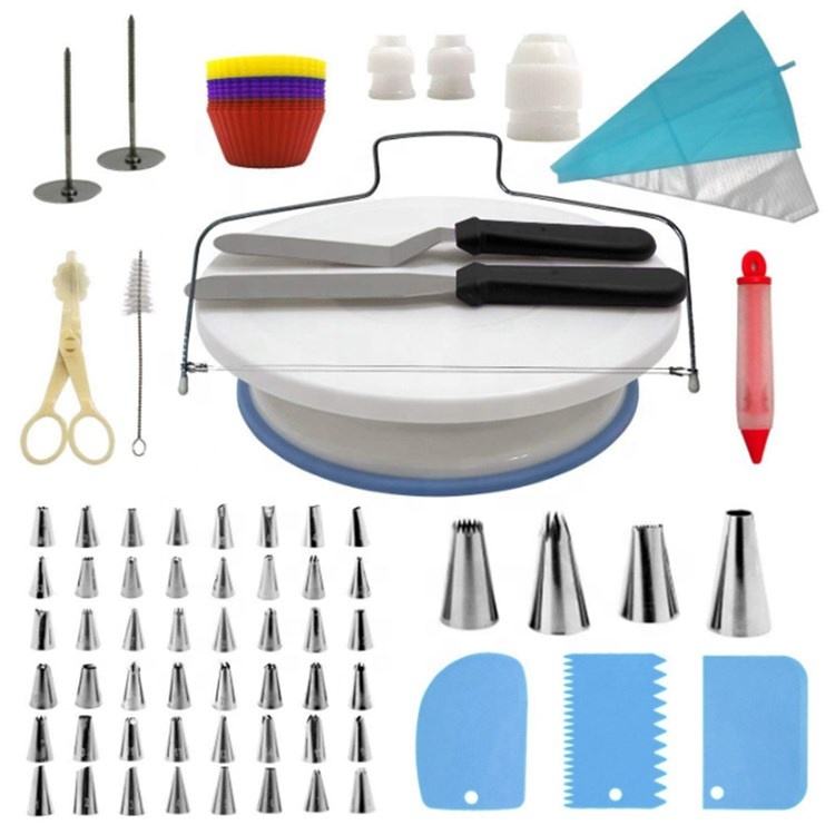 106 Pcs Cake Decorating Set | Complete Kit for Professional Quality Cake Decorations | Smoother Nozzle Piping Bag Icing Tips Cake decorating tools