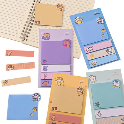 Creative Paper Sticky Notes | Memo Pads for Office & School | Adhesive Notepad Stickers