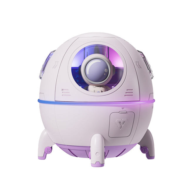 220ml Space Capsule Humidifier | Rechargeable Mini Humidifier with Night Light