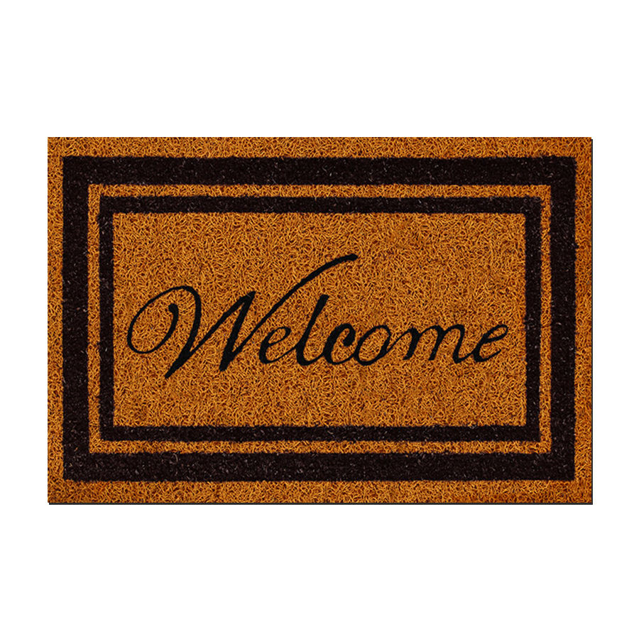 Hard Rubber Door Mat | Durable & NonSlip | Heavy-Duty Entrance Mat for Home & Office