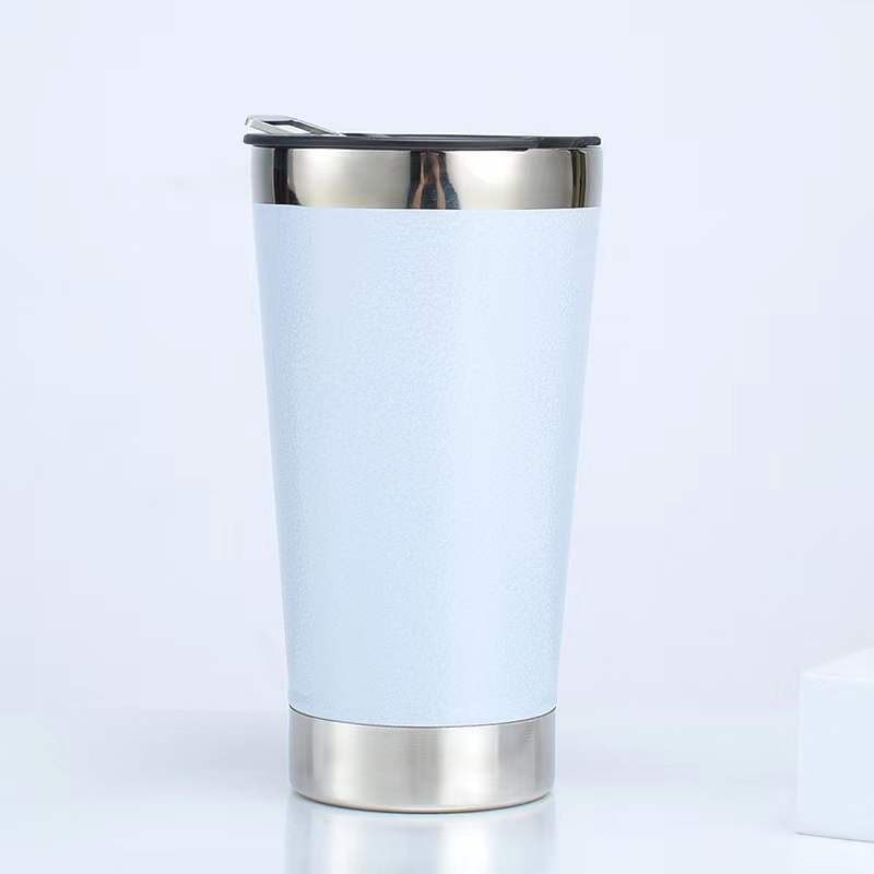 Portable Thermal Beer Cup with Bottle Opener | Eco Friendly Stainless Steel 500ml Travel Mug | Wide Mouth for Easy Sipping