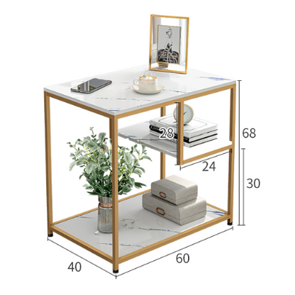 MDF Side Table | 60x40x68cm | Modern Durable Wooden Side Table for Home and Office