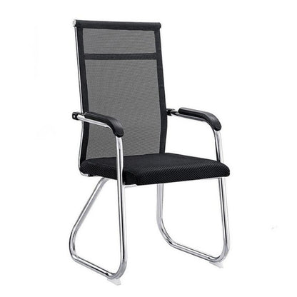 Metal Ergonomic Computer Office Chair for Staff Meetings, Dormitory, Home, and Student Use