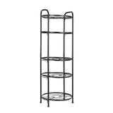 5 Tier Multifunctional Pot Rack | Durable Metallic Wire Design | Space-Saving Storage Solution | 103x36cm