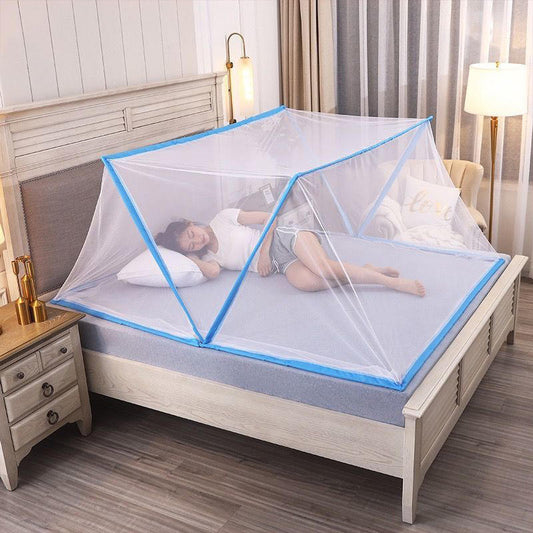 Foldable Portable Mosquito Net | Size 5x6 ft  and 6x6 ft| Easy Setup & Storage