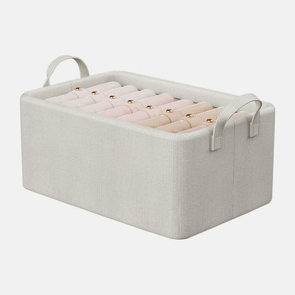 Foldable Multipurpose Organizer | Sturdy Soft Handles | 47 x 28 x 20cm | Washable & Space-Saving