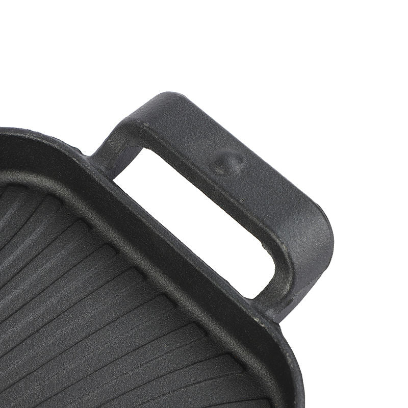 16cm x 30cm Japanese Cast Iron Sizzling Plate | Rectangular & Oval Shapes | Ideal for 1kg Meals