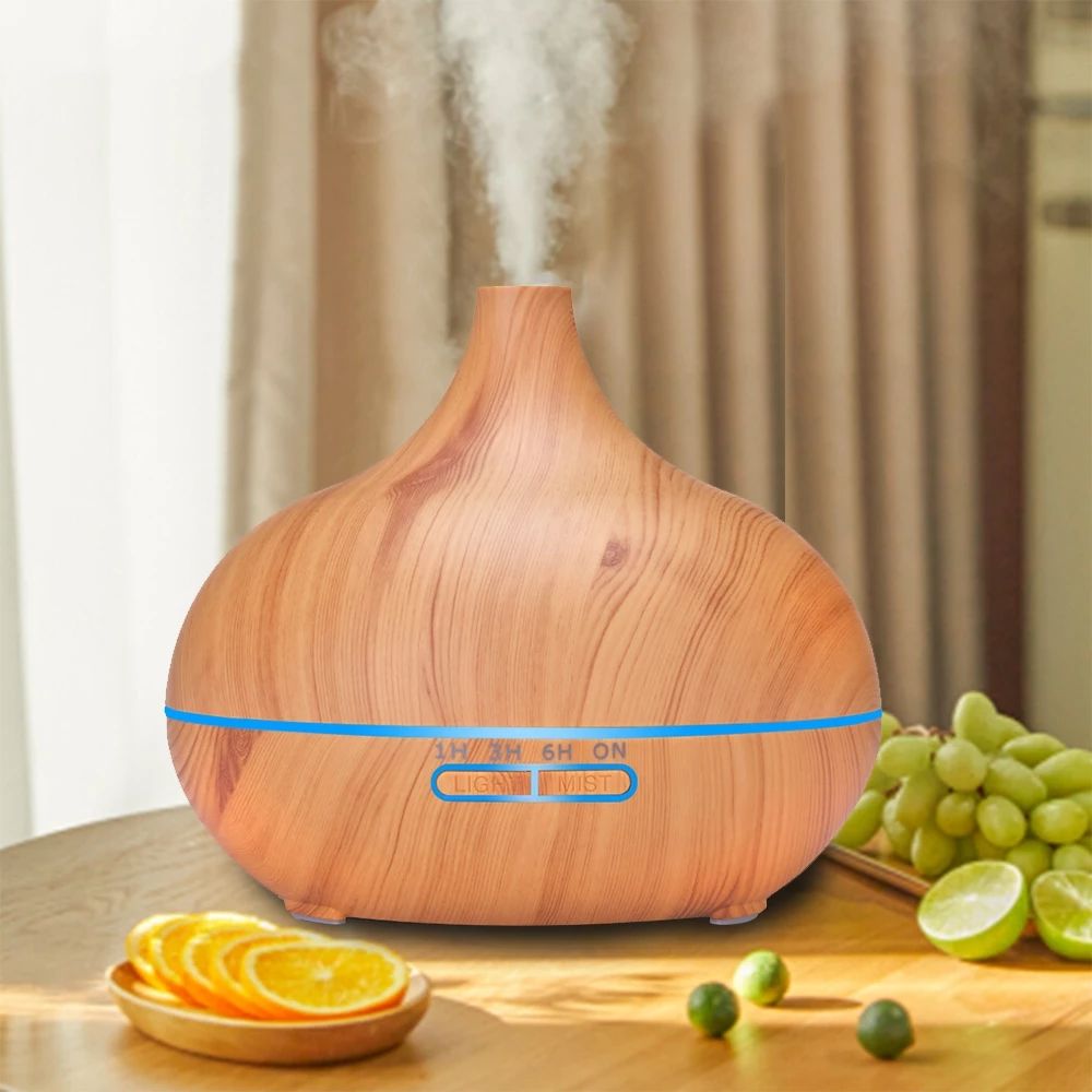 Ultrasonic Humidifier with Remote Control | 300ml Aroma Diffuser with Cool Mist