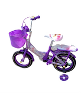 Size 12 Kids Training Bike  Stylish and Sturdy with Trainer Wheels