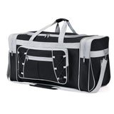 Large Durable Polyester Travel Duffel Bag with Multiple Compartments| For Organized Packing| Adjustable Straps Packing Organizers| 26” x 14” x 12.4”