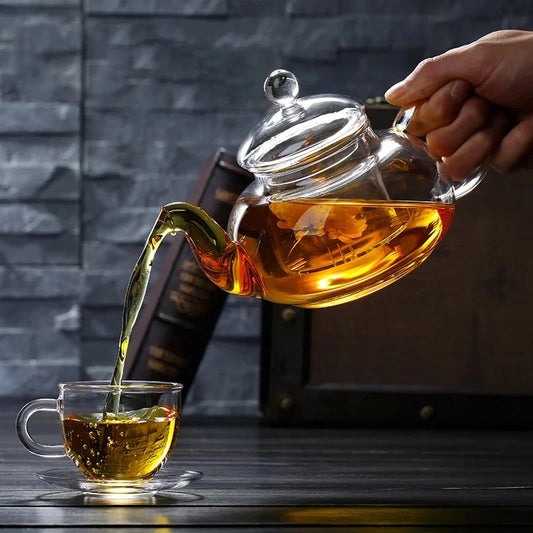 ZenClear Japanese-Style Borosilicate Glass Teapot