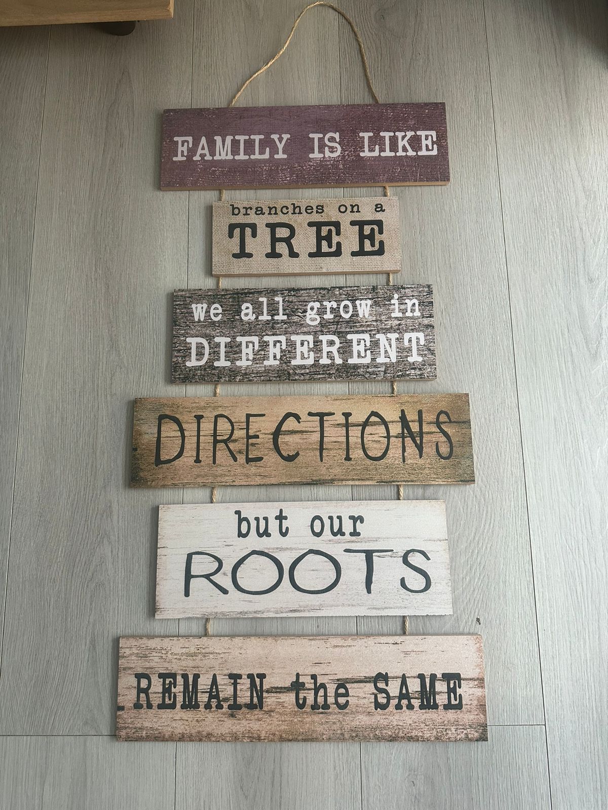 Wooden House Rules Hanging Board | Decorative Wall Sign for Home (Wooden Material)